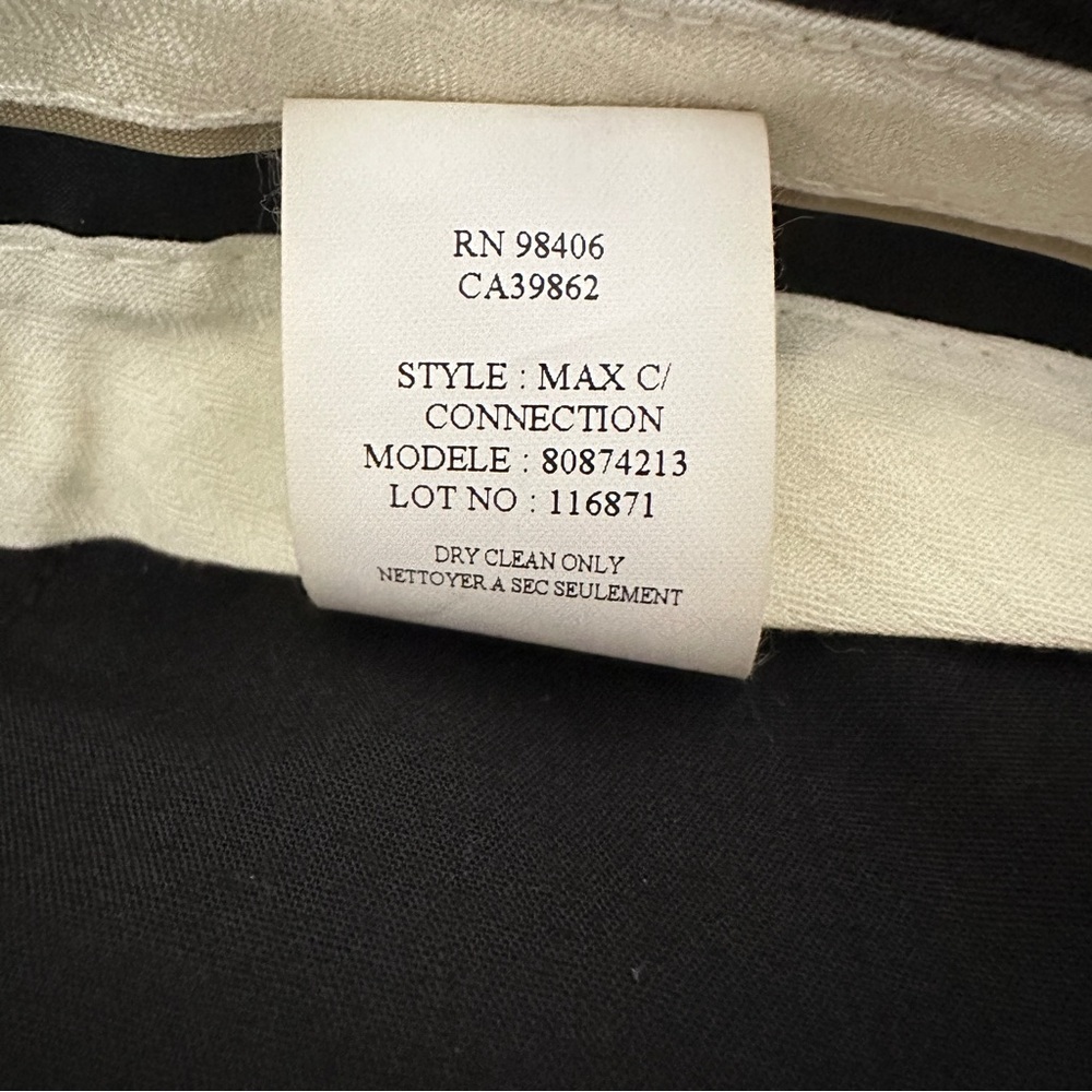 Theory Max C Corduroy Flare Dress Pants Trousers Dark Brown Women’s Sz 6 - Picture 6 of 13